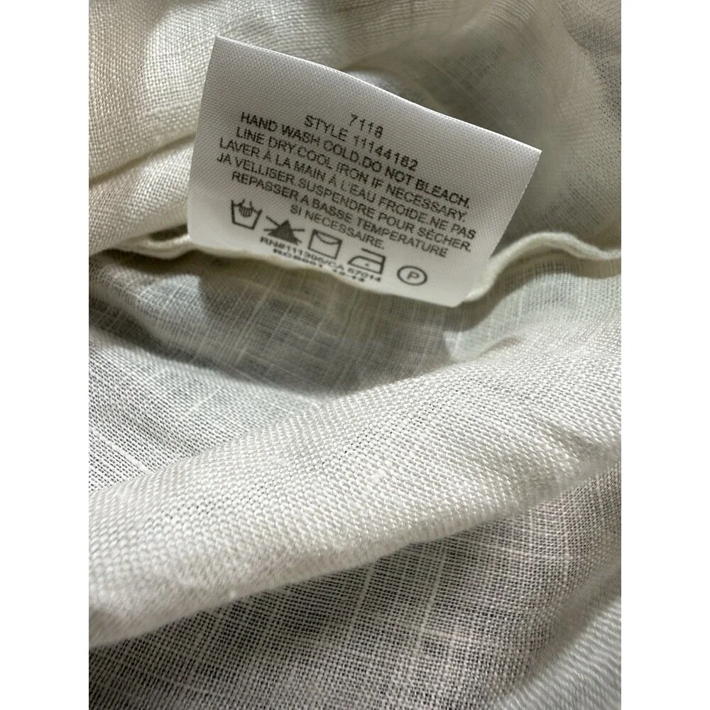 Tory Burch Linen Embroidered Tunic Dress – Size Large